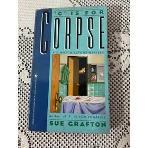 1986 Kinsey Millhone Alphabet: C Is for Corpse Bk.3 by Sue Grafton Paperback
